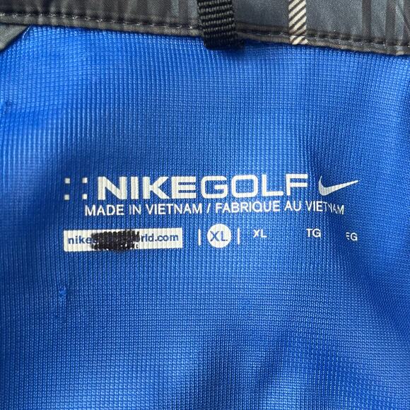 Nike Golf Duke Blue Devil Full Zip Jacket Blue Black Zipper Pockets Men's XL - Picture 5 of 7